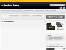 Tablet Screenshot of mybrochuredesign.com